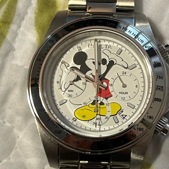 Invicta Silver Watch with Mickey Mouse Dial - Picture 5 of 14